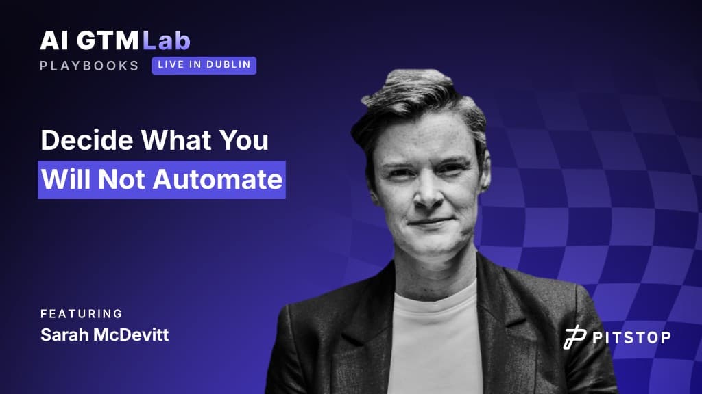 Decide What You Will Not Automate, featuring Sarah McDevitt