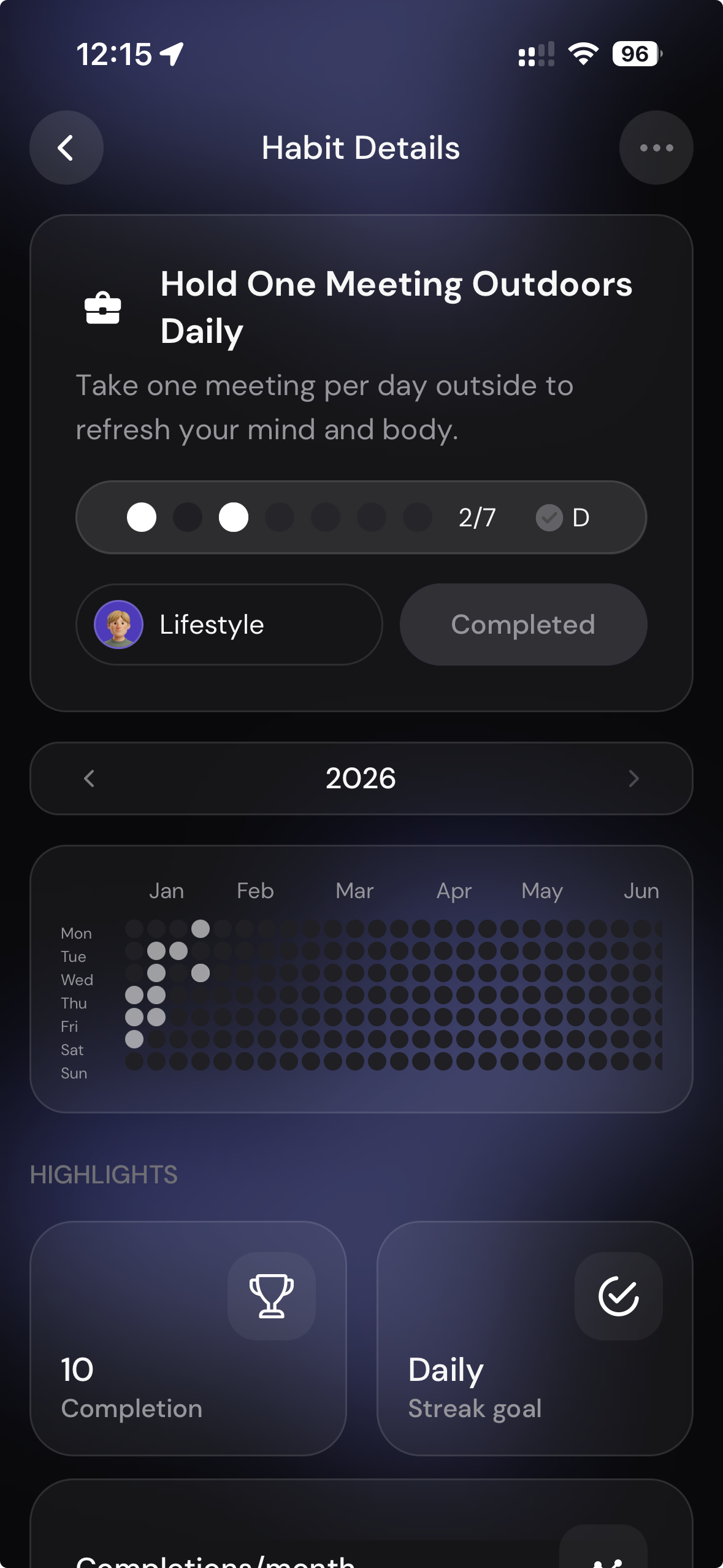 Personalized insights dashboard