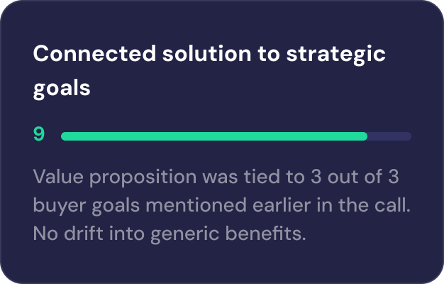 Scorecard: Value & business impact detail 2